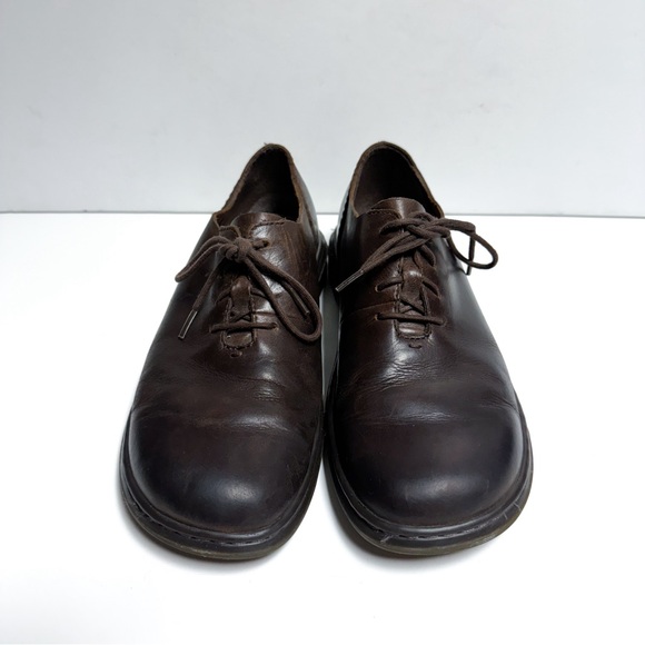 Dr. Martens Lorrie 3 Dark Brown Leather Lace Up Mary Jane - Picture 2 of 7